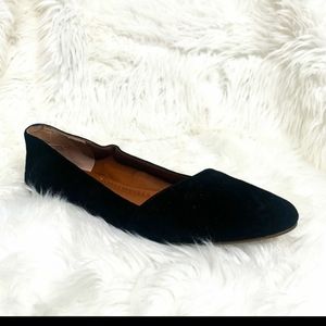 Lucky Brand Archh Black Flats Black Suede Leather
